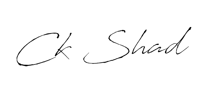 Make a beautiful signature design for name Ck Shad. Use this online signature maker to create a handwritten signature for free. Ck Shad signature style 6 images and pictures png