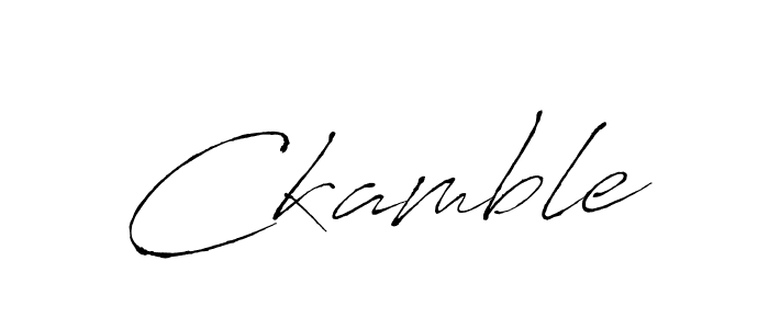 You should practise on your own different ways (Antro_Vectra) to write your name (Ckamble) in signature. don't let someone else do it for you. Ckamble signature style 6 images and pictures png