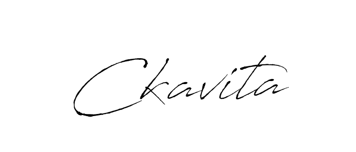 Ckavita stylish signature style. Best Handwritten Sign (Antro_Vectra) for my name. Handwritten Signature Collection Ideas for my name Ckavita. Ckavita signature style 6 images and pictures png