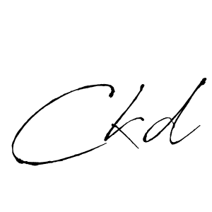 Design your own signature with our free online signature maker. With this signature software, you can create a handwritten (Antro_Vectra) signature for name Ckd. Ckd signature style 6 images and pictures png