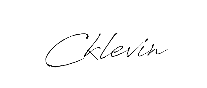 How to make Cklevin signature? Antro_Vectra is a professional autograph style. Create handwritten signature for Cklevin name. Cklevin signature style 6 images and pictures png