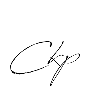 How to make Ckp name signature. Use Antro_Vectra style for creating short signs online. This is the latest handwritten sign. Ckp signature style 6 images and pictures png