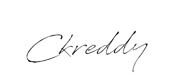 How to make Ckreddy name signature. Use Antro_Vectra style for creating short signs online. This is the latest handwritten sign. Ckreddy signature style 6 images and pictures png
