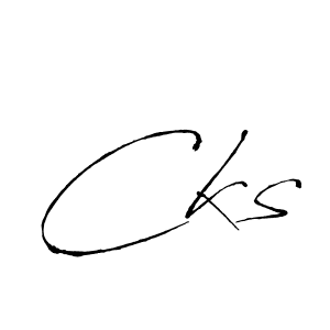Cks stylish signature style. Best Handwritten Sign (Antro_Vectra) for my name. Handwritten Signature Collection Ideas for my name Cks. Cks signature style 6 images and pictures png