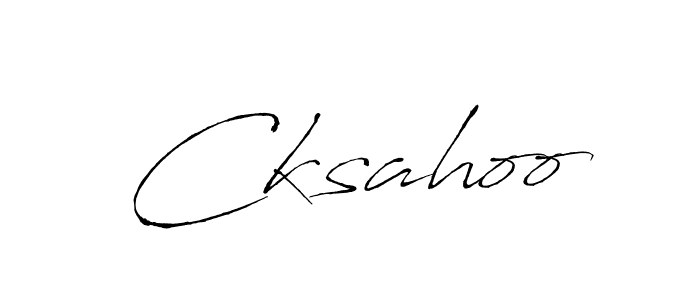 Also we have Cksahoo name is the best signature style. Create professional handwritten signature collection using Antro_Vectra autograph style. Cksahoo signature style 6 images and pictures png