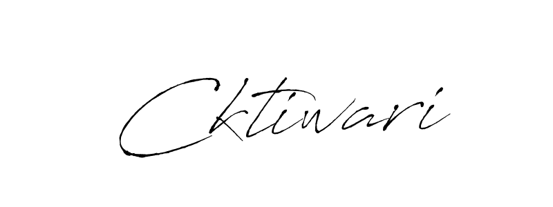 How to make Cktiwari signature? Antro_Vectra is a professional autograph style. Create handwritten signature for Cktiwari name. Cktiwari signature style 6 images and pictures png