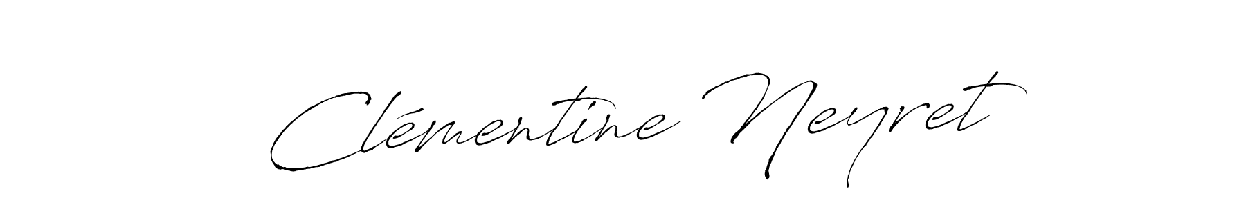 You should practise on your own different ways (Antro_Vectra) to write your name (Clémentine Neyret) in signature. don't let someone else do it for you. Clémentine Neyret signature style 6 images and pictures png