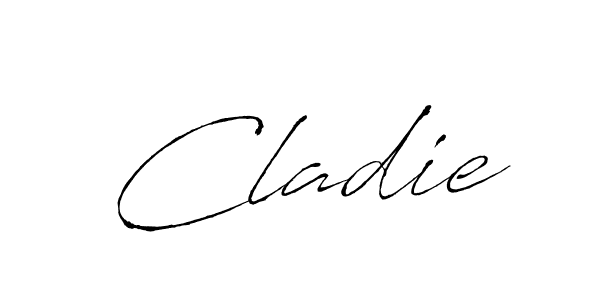 Antro_Vectra is a professional signature style that is perfect for those who want to add a touch of class to their signature. It is also a great choice for those who want to make their signature more unique. Get Cladie name to fancy signature for free. Cladie signature style 6 images and pictures png