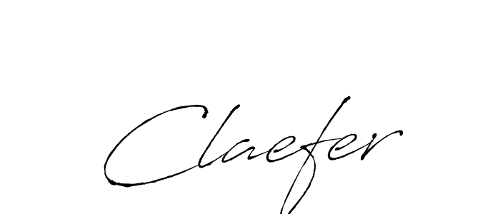 Make a beautiful signature design for name Claefer. With this signature (Antro_Vectra) style, you can create a handwritten signature for free. Claefer signature style 6 images and pictures png