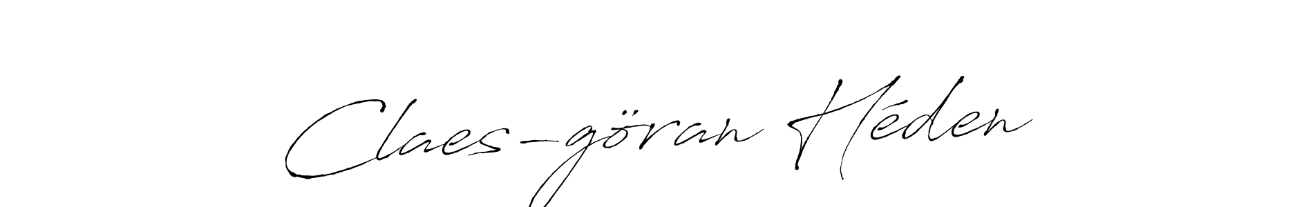 Also we have Claes-göran Héden name is the best signature style. Create professional handwritten signature collection using Antro_Vectra autograph style. Claes-göran Héden signature style 6 images and pictures png