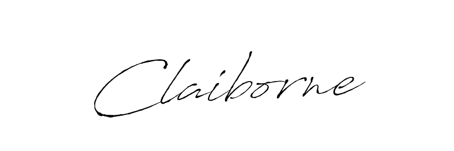 Design your own signature with our free online signature maker. With this signature software, you can create a handwritten (Antro_Vectra) signature for name Claiborne. Claiborne signature style 6 images and pictures png