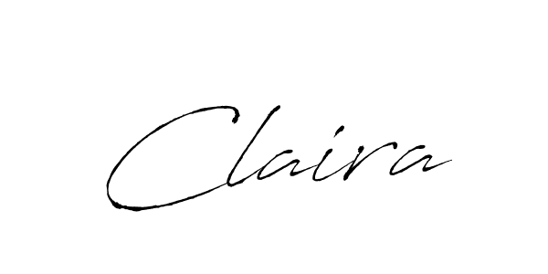 Make a beautiful signature design for name Claira. With this signature (Antro_Vectra) style, you can create a handwritten signature for free. Claira signature style 6 images and pictures png