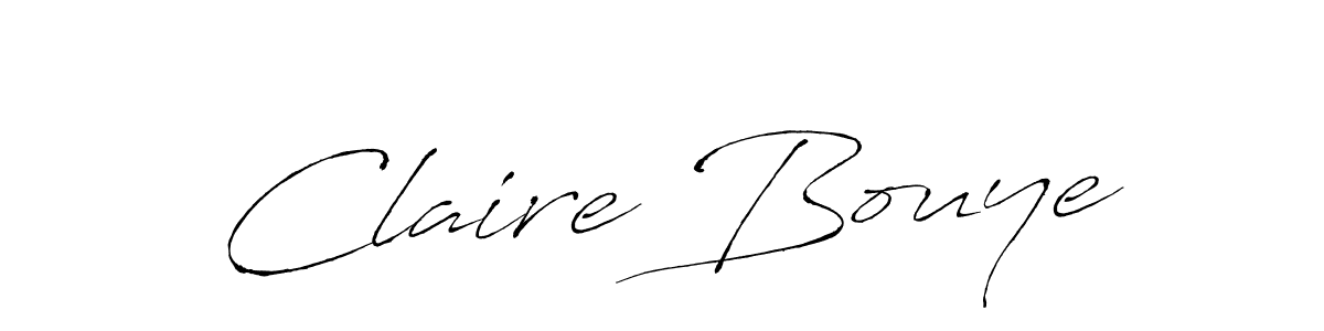 Make a beautiful signature design for name Claire Bouye. With this signature (Antro_Vectra) style, you can create a handwritten signature for free. Claire Bouye signature style 6 images and pictures png