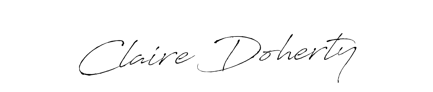 Design your own signature with our free online signature maker. With this signature software, you can create a handwritten (Antro_Vectra) signature for name Claire Doherty. Claire Doherty signature style 6 images and pictures png