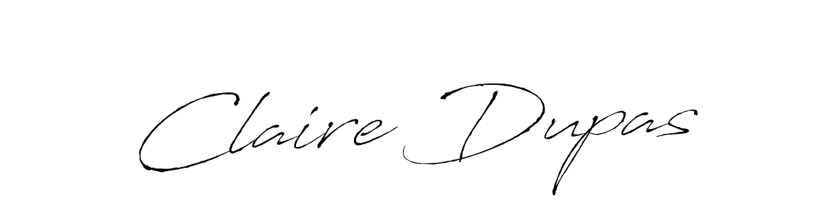 Design your own signature with our free online signature maker. With this signature software, you can create a handwritten (Antro_Vectra) signature for name Claire Dupas. Claire Dupas signature style 6 images and pictures png