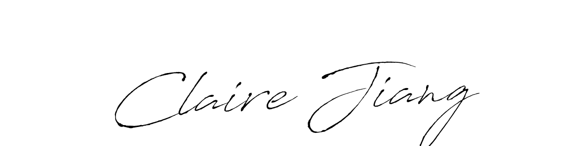 Also You can easily find your signature by using the search form. We will create Claire Jiang name handwritten signature images for you free of cost using Antro_Vectra sign style. Claire Jiang signature style 6 images and pictures png