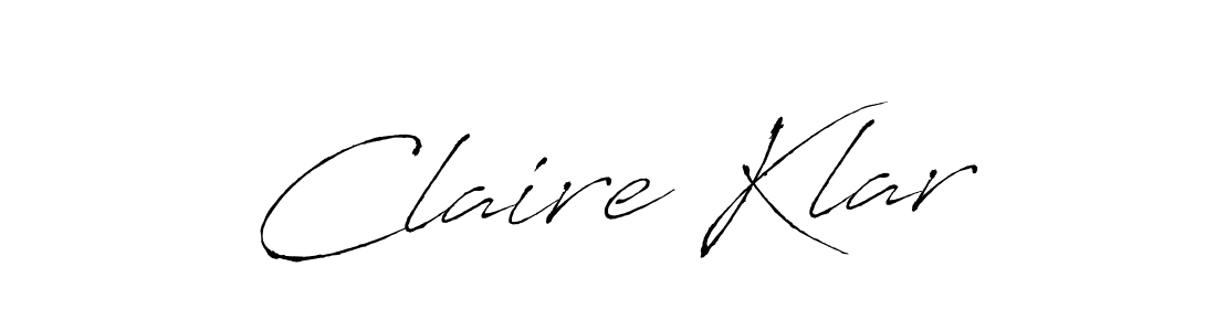 Also You can easily find your signature by using the search form. We will create Claire Klar name handwritten signature images for you free of cost using Antro_Vectra sign style. Claire Klar signature style 6 images and pictures png