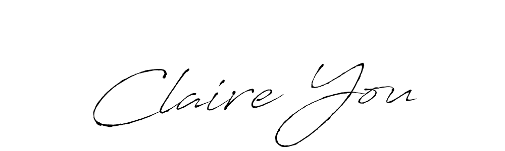 Also You can easily find your signature by using the search form. We will create Claire You name handwritten signature images for you free of cost using Antro_Vectra sign style. Claire You signature style 6 images and pictures png