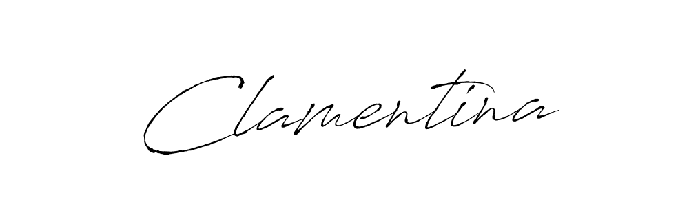 Make a beautiful signature design for name Clamentina. Use this online signature maker to create a handwritten signature for free. Clamentina signature style 6 images and pictures png