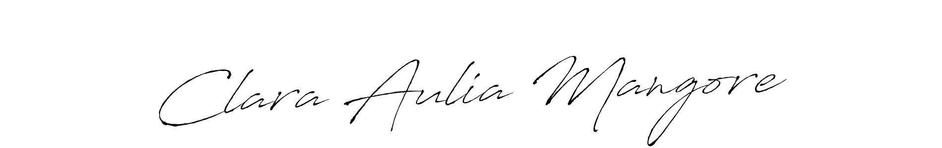 You should practise on your own different ways (Antro_Vectra) to write your name (Clara Aulia Mangore) in signature. don't let someone else do it for you. Clara Aulia Mangore signature style 6 images and pictures png