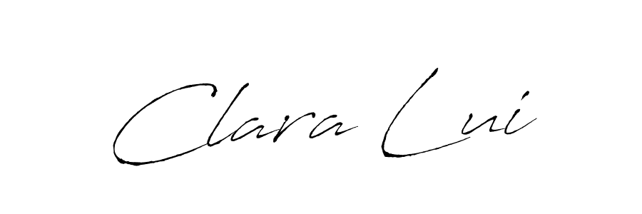 How to make Clara Lui name signature. Use Antro_Vectra style for creating short signs online. This is the latest handwritten sign. Clara Lui signature style 6 images and pictures png