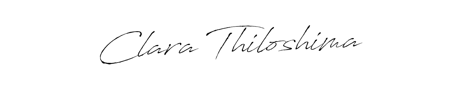 Clara Thiloshima stylish signature style. Best Handwritten Sign (Antro_Vectra) for my name. Handwritten Signature Collection Ideas for my name Clara Thiloshima. Clara Thiloshima signature style 6 images and pictures png