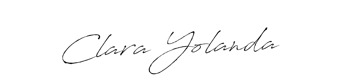 Create a beautiful signature design for name Clara Yolanda. With this signature (Antro_Vectra) fonts, you can make a handwritten signature for free. Clara Yolanda signature style 6 images and pictures png