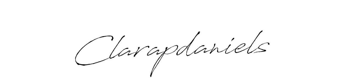 Also we have Clarapdaniels name is the best signature style. Create professional handwritten signature collection using Antro_Vectra autograph style. Clarapdaniels signature style 6 images and pictures png