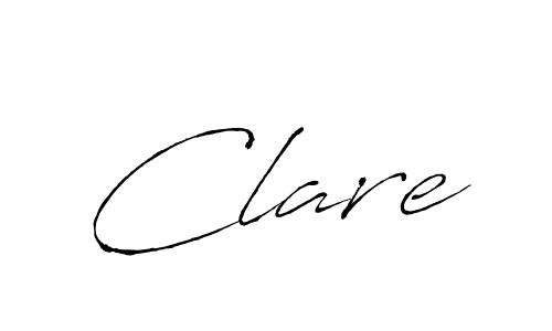 Clare stylish signature style. Best Handwritten Sign (Antro_Vectra) for my name. Handwritten Signature Collection Ideas for my name Clare. Clare signature style 6 images and pictures png