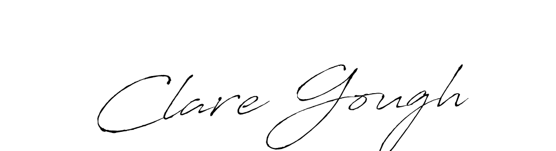 Design your own signature with our free online signature maker. With this signature software, you can create a handwritten (Antro_Vectra) signature for name Clare Gough. Clare Gough signature style 6 images and pictures png