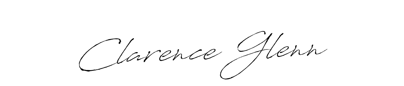 How to make Clarence Glenn name signature. Use Antro_Vectra style for creating short signs online. This is the latest handwritten sign. Clarence Glenn signature style 6 images and pictures png