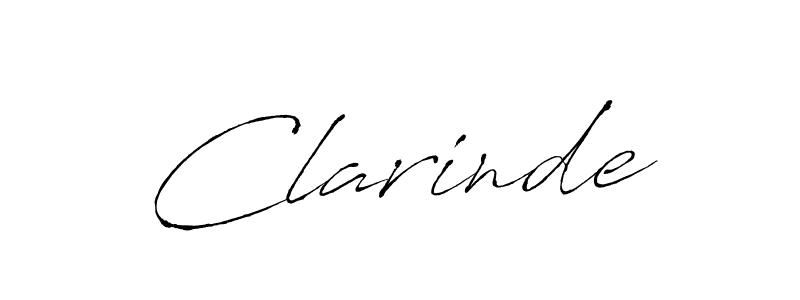 Also we have Clarinde name is the best signature style. Create professional handwritten signature collection using Antro_Vectra autograph style. Clarinde signature style 6 images and pictures png