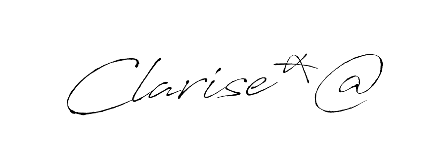 How to make Clarise*@ name signature. Use Antro_Vectra style for creating short signs online. This is the latest handwritten sign. Clarise*@ signature style 6 images and pictures png