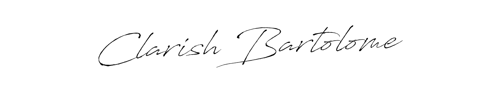 Design your own signature with our free online signature maker. With this signature software, you can create a handwritten (Antro_Vectra) signature for name Clarish Bartolome. Clarish Bartolome signature style 6 images and pictures png