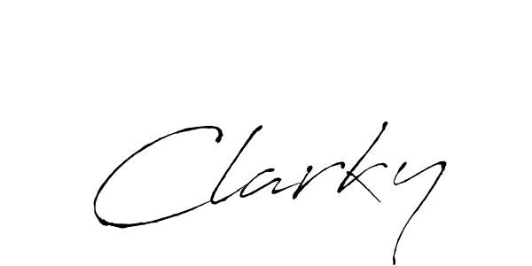 Also we have Clarky name is the best signature style. Create professional handwritten signature collection using Antro_Vectra autograph style. Clarky signature style 6 images and pictures png