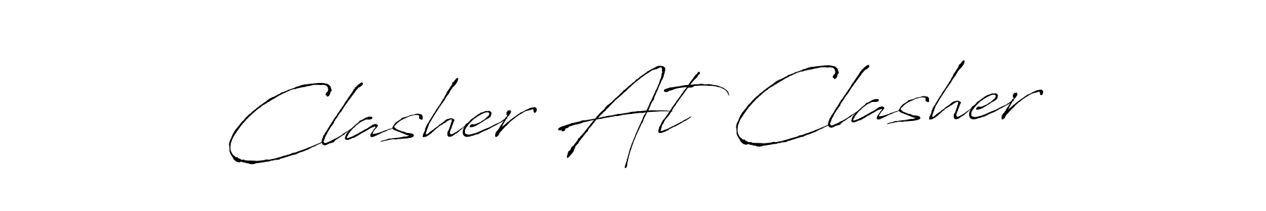 Create a beautiful signature design for name Clasher At Clasher. With this signature (Antro_Vectra) fonts, you can make a handwritten signature for free. Clasher At Clasher signature style 6 images and pictures png