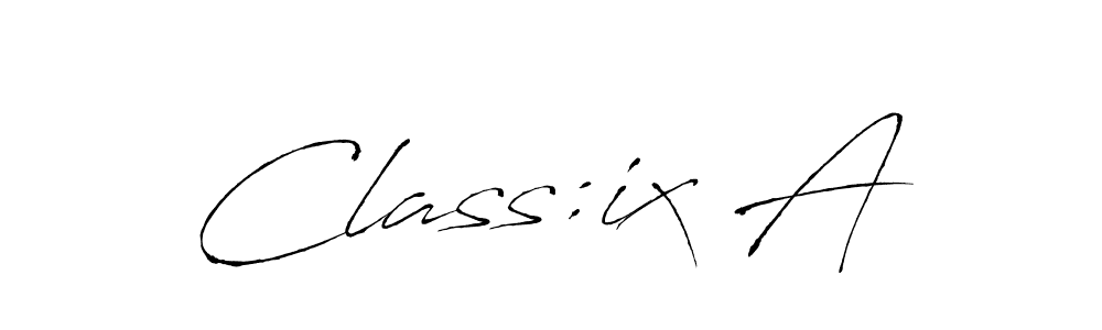 Also You can easily find your signature by using the search form. We will create Class:ix A name handwritten signature images for you free of cost using Antro_Vectra sign style. Class:ix A signature style 6 images and pictures png