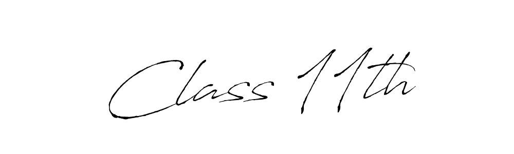 Make a beautiful signature design for name Class 11th. With this signature (Antro_Vectra) style, you can create a handwritten signature for free. Class 11th signature style 6 images and pictures png