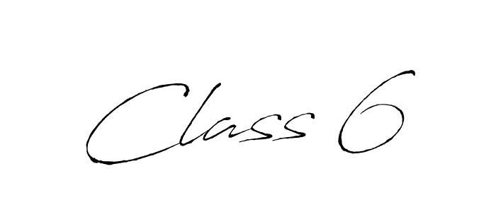 Also we have Class 6 name is the best signature style. Create professional handwritten signature collection using Antro_Vectra autograph style. Class 6 signature style 6 images and pictures png