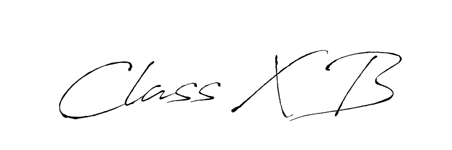Class X B stylish signature style. Best Handwritten Sign (Antro_Vectra) for my name. Handwritten Signature Collection Ideas for my name Class X B. Class X B signature style 6 images and pictures png