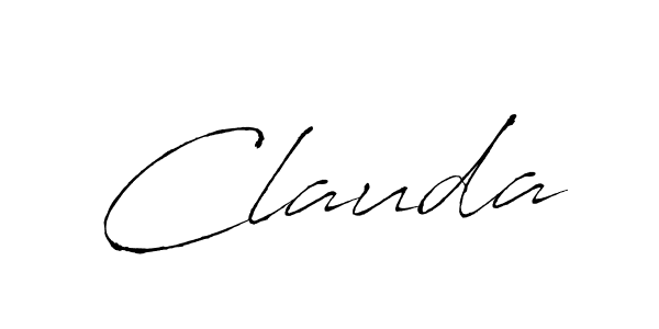 How to make Clauda signature? Antro_Vectra is a professional autograph style. Create handwritten signature for Clauda name. Clauda signature style 6 images and pictures png