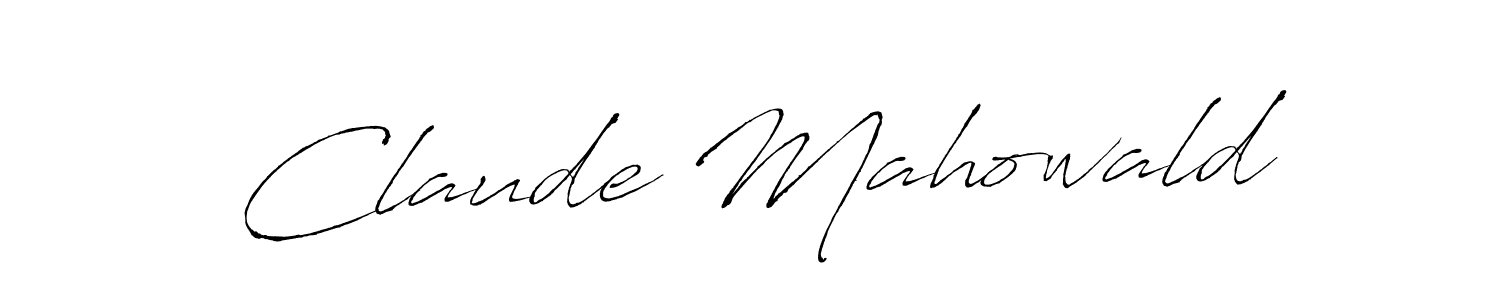 Claude Mahowald stylish signature style. Best Handwritten Sign (Antro_Vectra) for my name. Handwritten Signature Collection Ideas for my name Claude Mahowald. Claude Mahowald signature style 6 images and pictures png