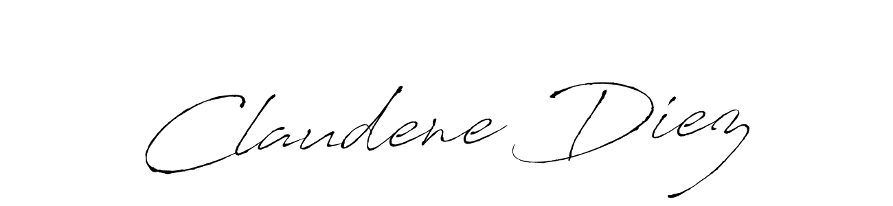 You should practise on your own different ways (Antro_Vectra) to write your name (Claudene Diez) in signature. don't let someone else do it for you. Claudene Diez signature style 6 images and pictures png