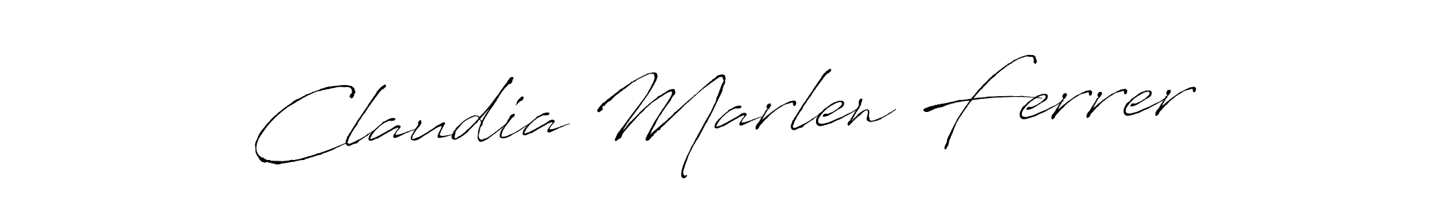 You should practise on your own different ways (Antro_Vectra) to write your name (Claudia Marlen Ferrer) in signature. don't let someone else do it for you. Claudia Marlen Ferrer signature style 6 images and pictures png