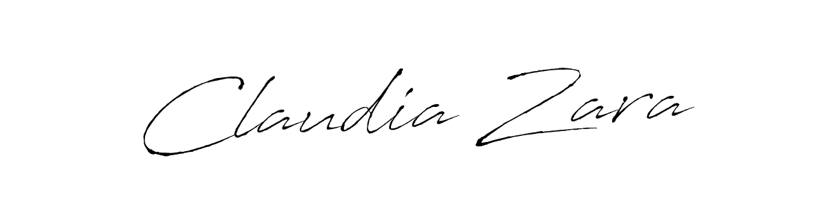 Use a signature maker to create a handwritten signature online. With this signature software, you can design (Antro_Vectra) your own signature for name Claudia Zara. Claudia Zara signature style 6 images and pictures png