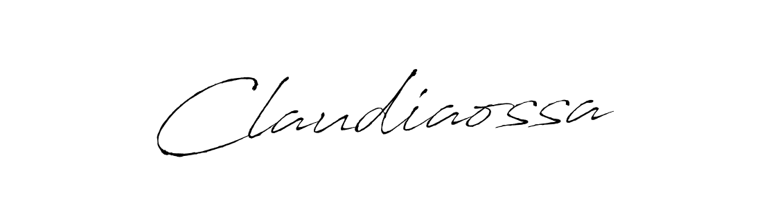 Make a beautiful signature design for name Claudiaossa. With this signature (Antro_Vectra) style, you can create a handwritten signature for free. Claudiaossa signature style 6 images and pictures png