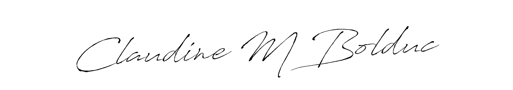 You should practise on your own different ways (Antro_Vectra) to write your name (Claudine M Bolduc) in signature. don't let someone else do it for you. Claudine M Bolduc signature style 6 images and pictures png