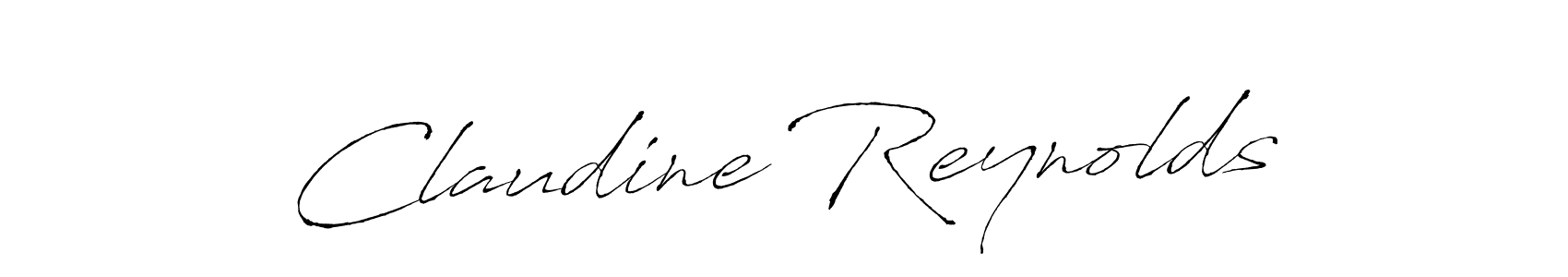 Claudine Reynolds stylish signature style. Best Handwritten Sign (Antro_Vectra) for my name. Handwritten Signature Collection Ideas for my name Claudine Reynolds. Claudine Reynolds signature style 6 images and pictures png