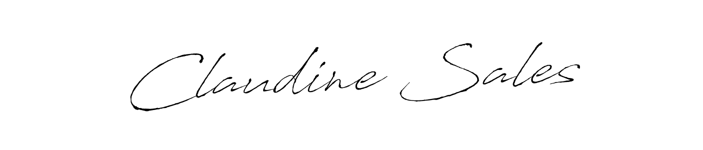 The best way (Antro_Vectra) to make a short signature is to pick only two or three words in your name. The name Claudine Sales include a total of six letters. For converting this name. Claudine Sales signature style 6 images and pictures png