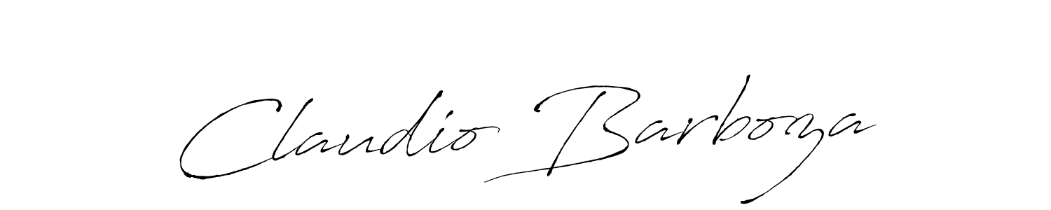 How to make Claudio Barboza signature? Antro_Vectra is a professional autograph style. Create handwritten signature for Claudio Barboza name. Claudio Barboza signature style 6 images and pictures png